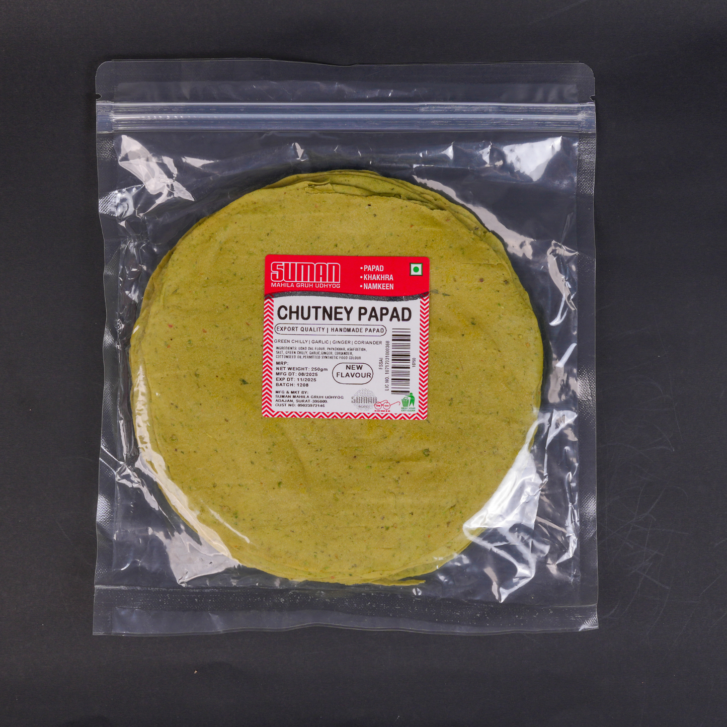 Handmade Chutney Papad