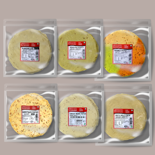 Spice & Sweet Harmony – 6-Papad Celebration Pack