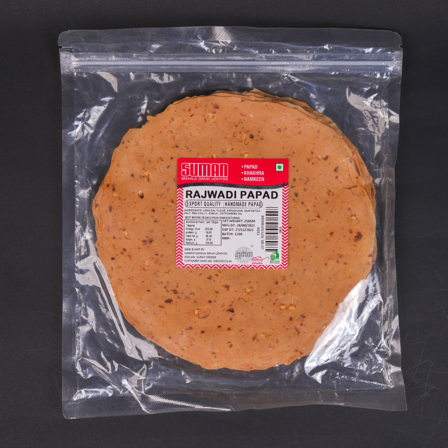 Handmade Rajwadi Papad
