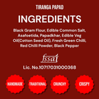 Handmade Tiranga/ 3 in 1 Papad