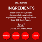 Handmade Single Mari Papad