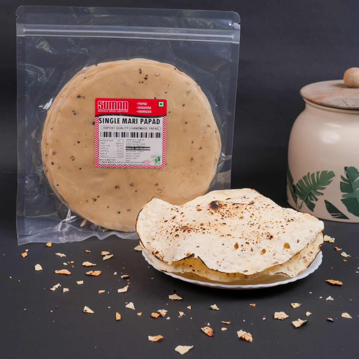 Handmade Single Mari Papad
