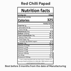Handmade Red Chilli Papad