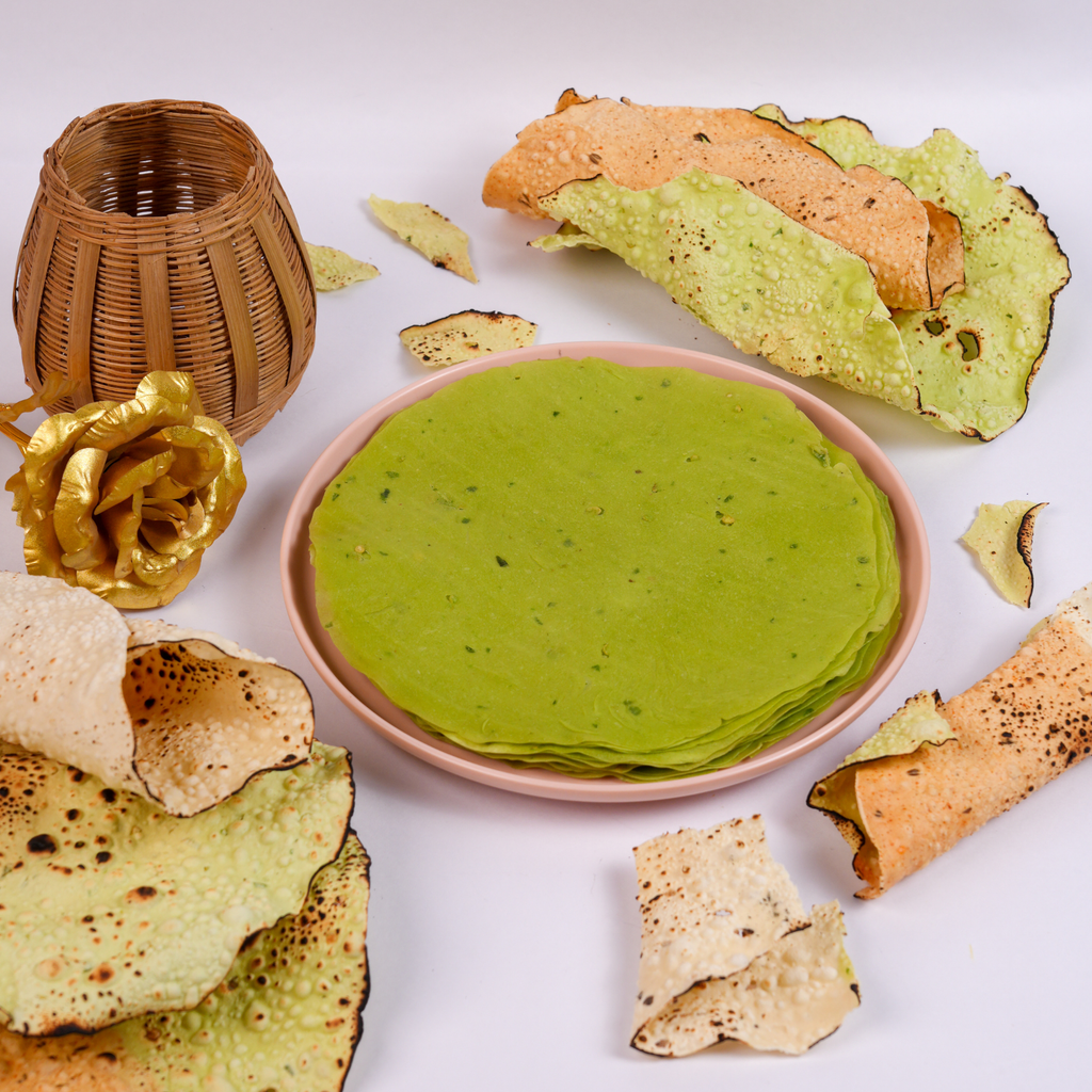 Handmade Garlic Papad