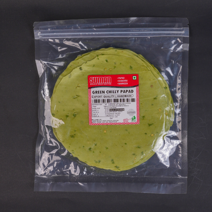 Handmade Green Chilli Papad