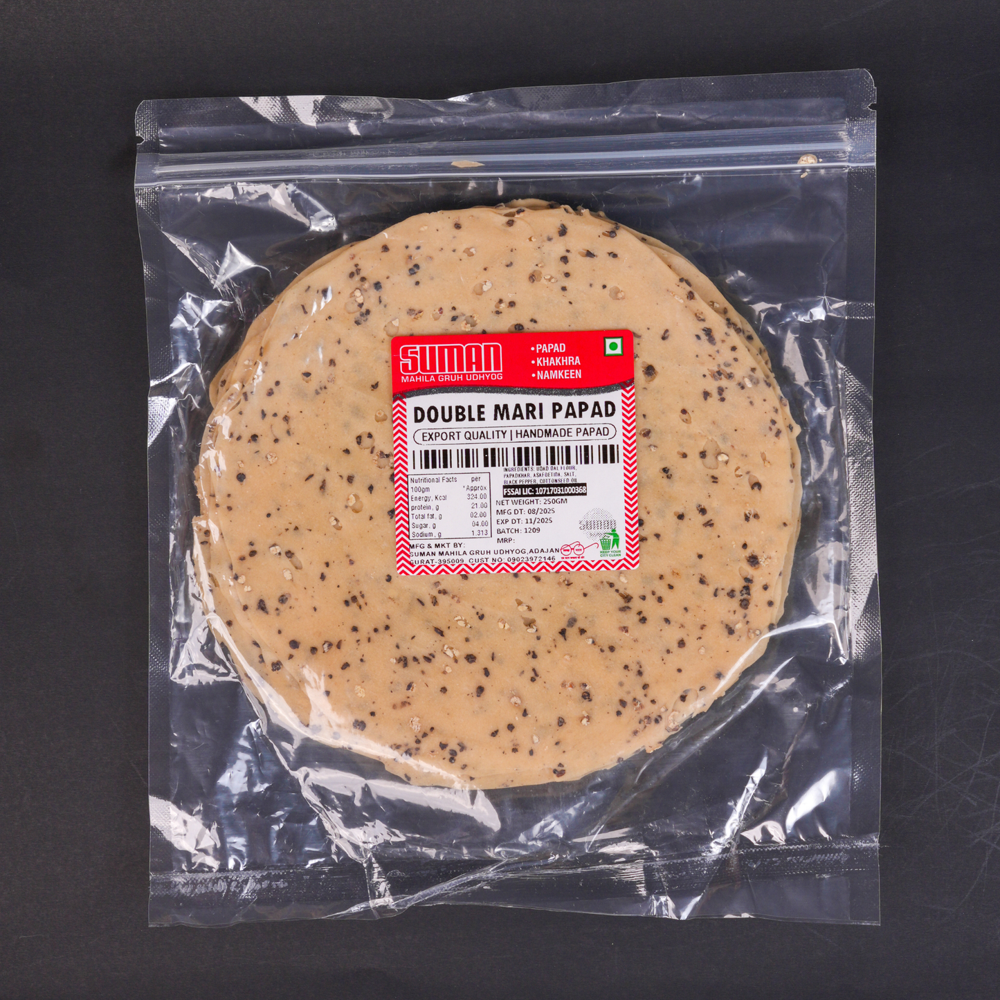 Handmade Double Mari /Punjabi Papad