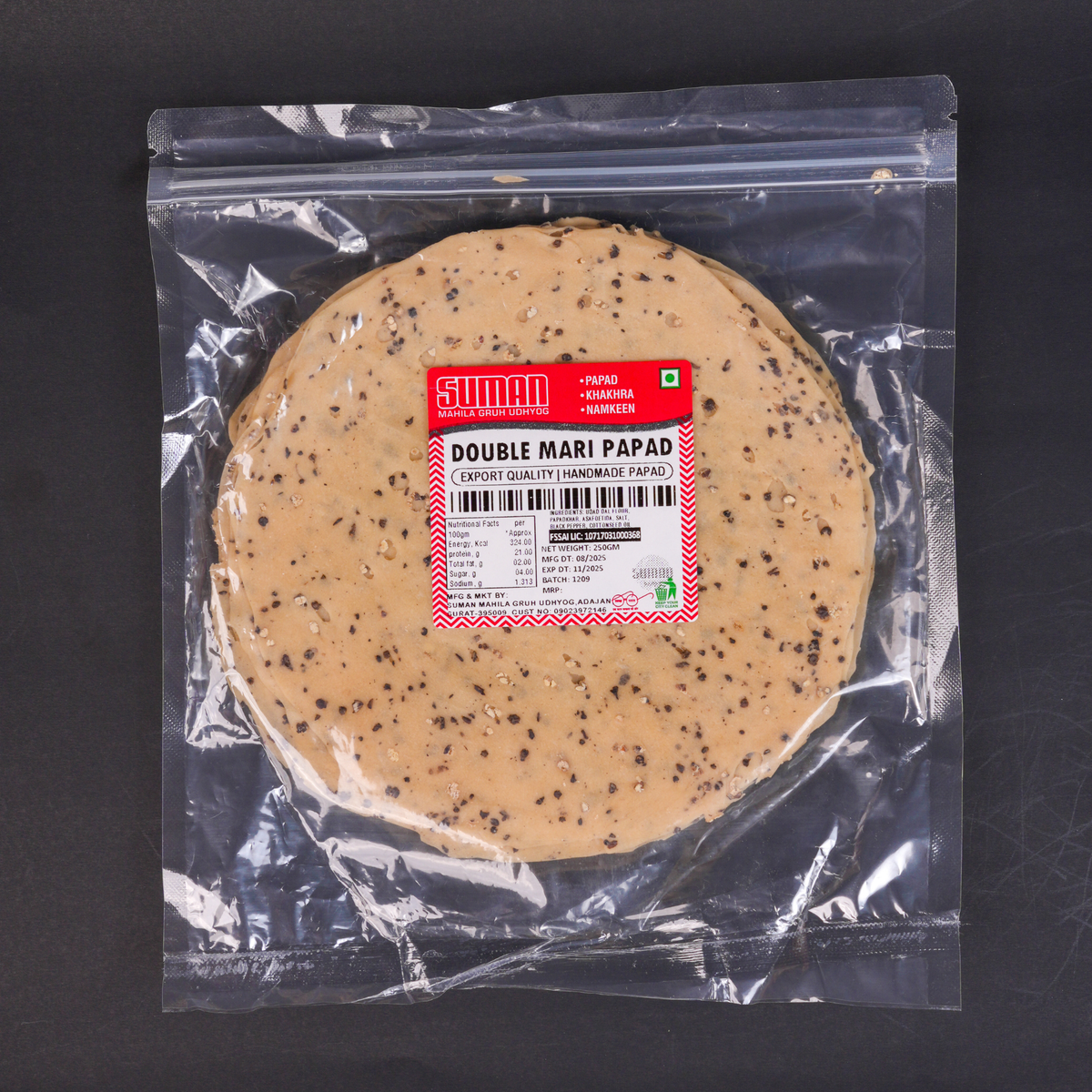 Handmade Double Mari /Punjabi Papad