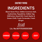 Handmade Chutney Papad