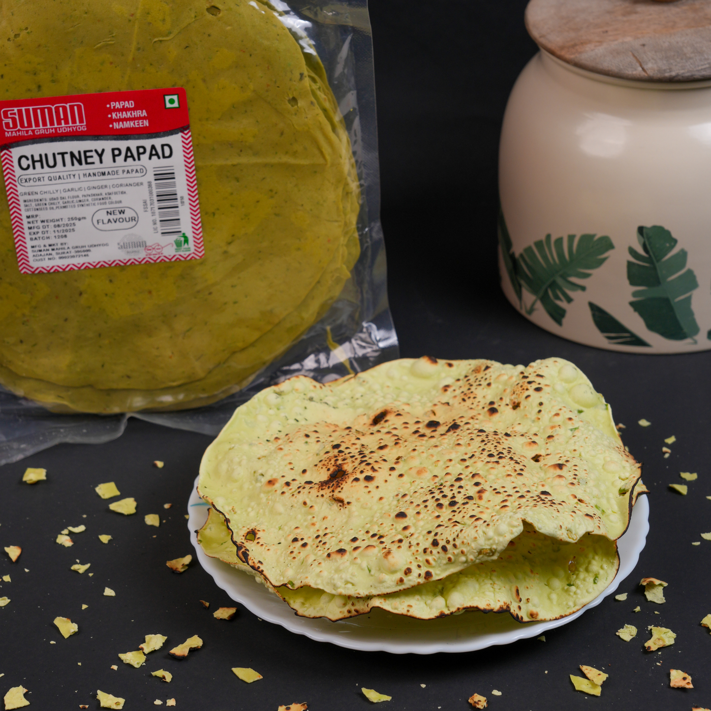 Handmade Chutney Papad