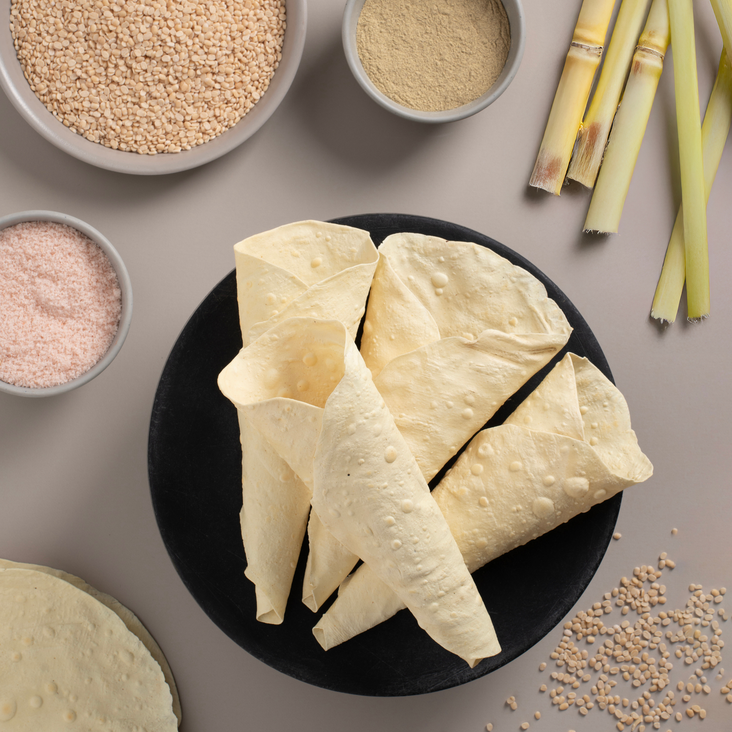 Handmade Sugarcane juice/Sweet & Spicy Papad