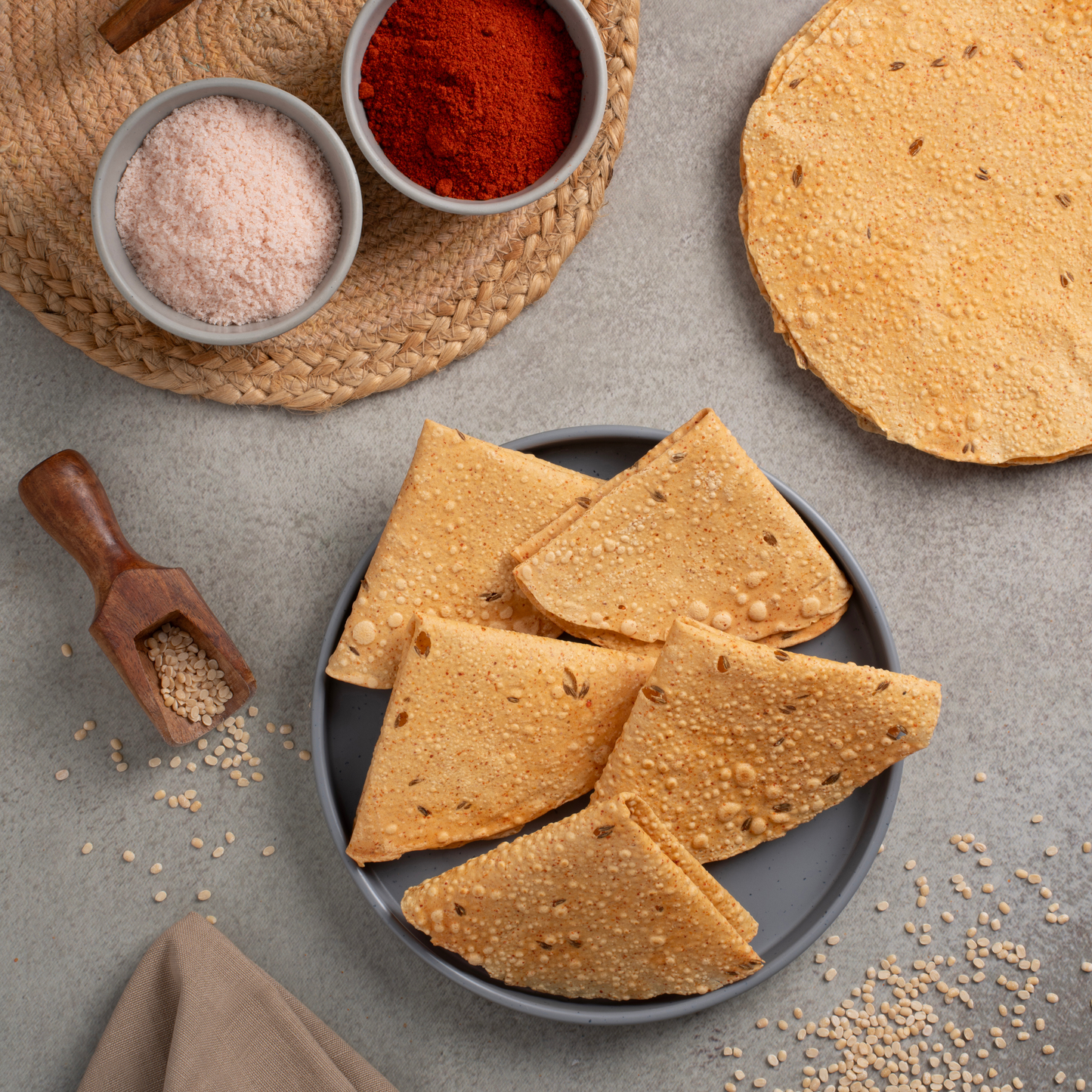 Handmade Red Chilli Papad