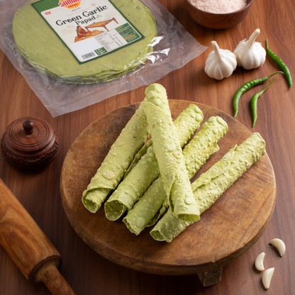 Handmade Garlic Papad